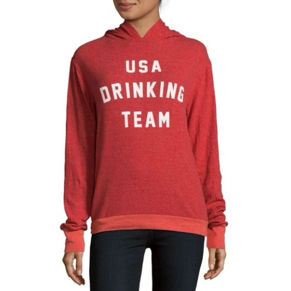 Wildfox "USA Drinking Team" Hoodie 🇺🇸🍻‎